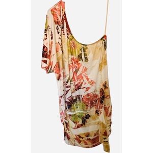 Arden B One Shoulder Floral Top